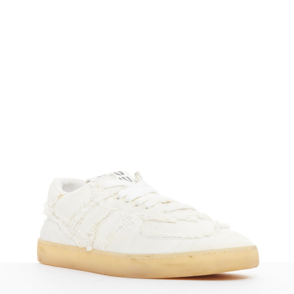 Women's Miu Miu Canvas Skateboard Sneakers