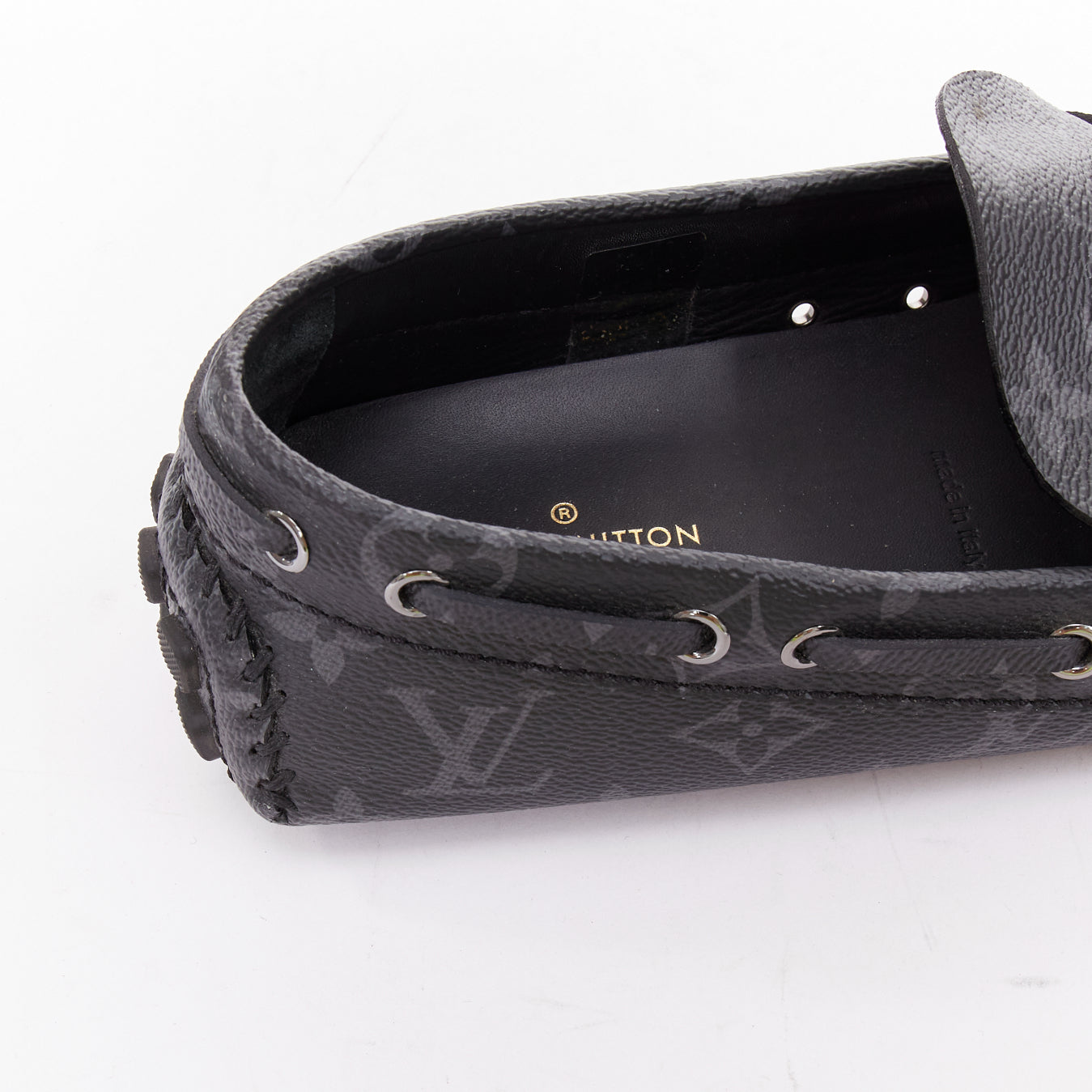 Men's Louis Vuitton Monogram Canvas Mocassins