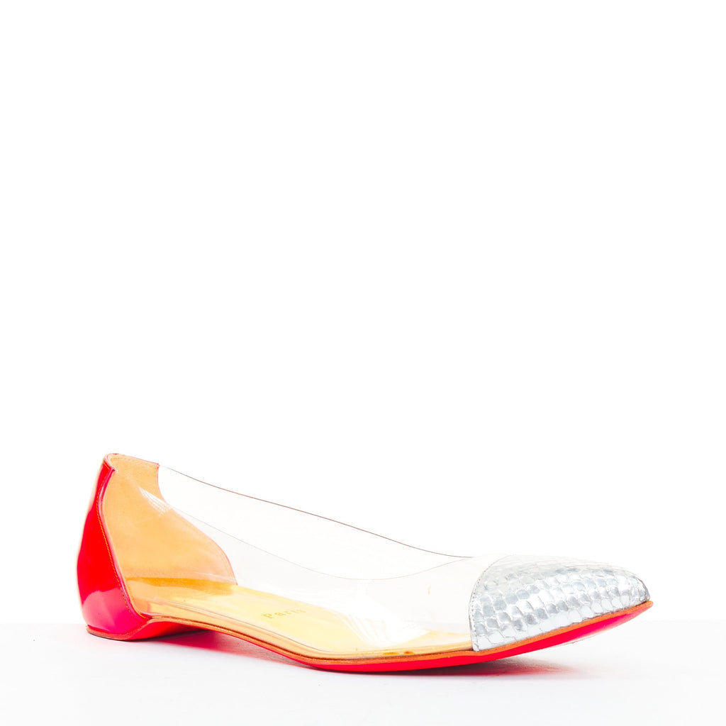 Women's Christian Louboutin 2013 Neon Ballet Shoes