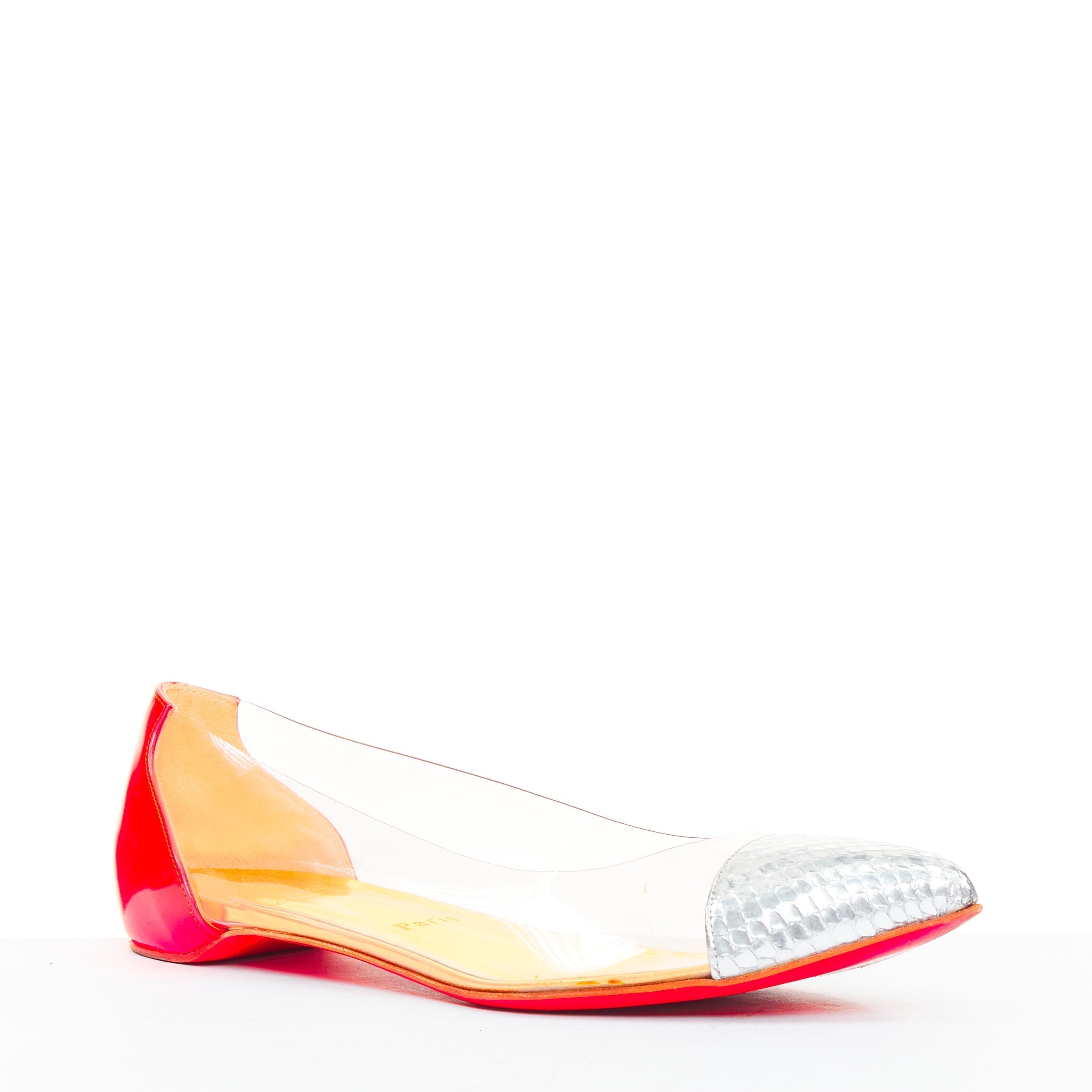 Women's Christian Louboutin 2013 Neon Ballet Shoes