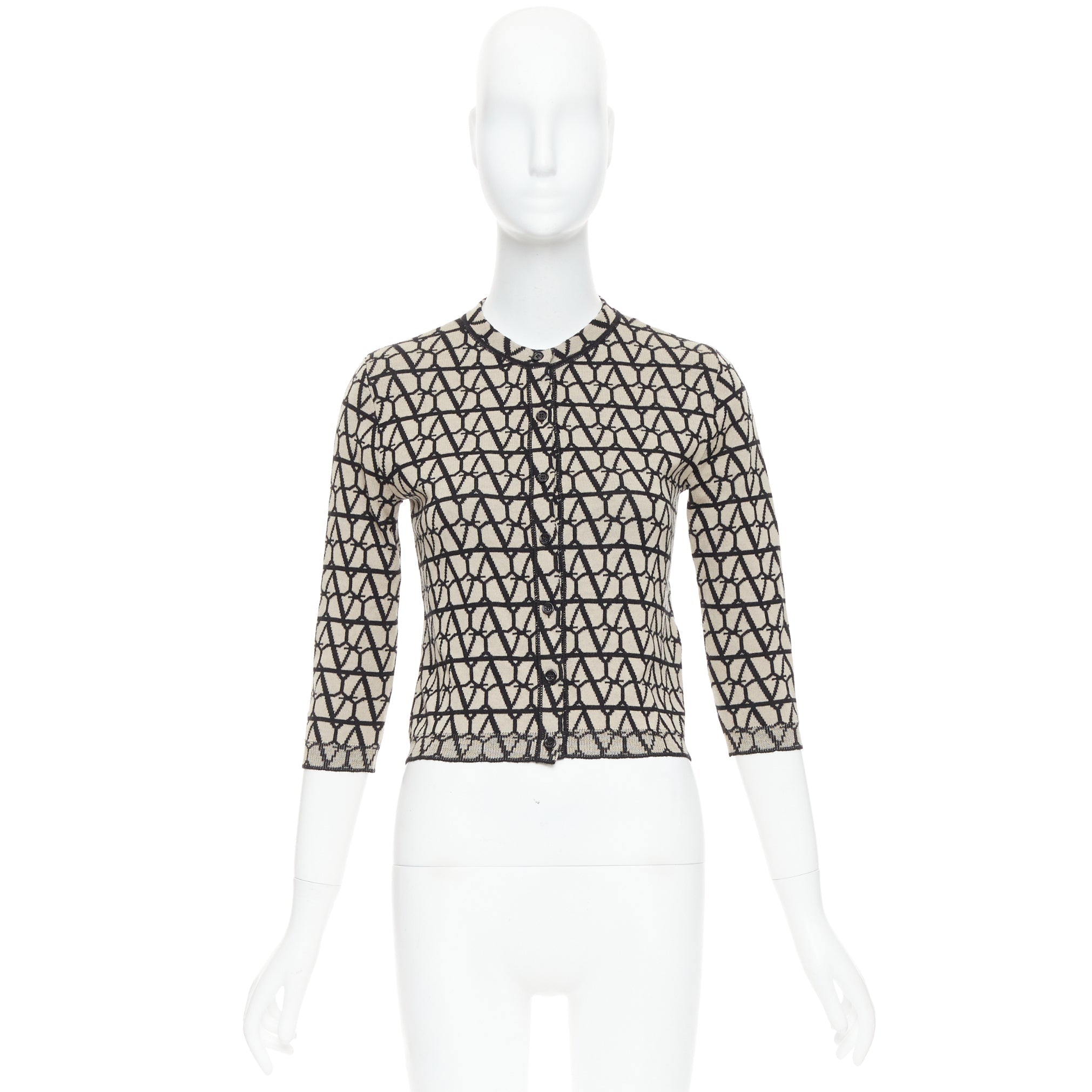 Men's Valentino 2023 Toile Iconographe Cardigan