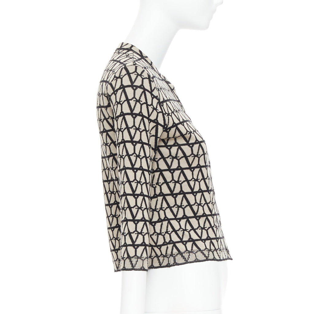 Men's Valentino 2023 Toile Iconographe Cardigan