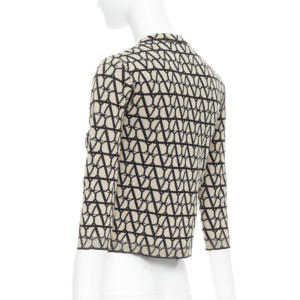 Men's Valentino 2023 Toile Iconographe Cardigan