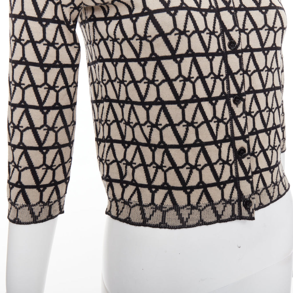 Men's Valentino 2023 Toile Iconographe Cardigan
