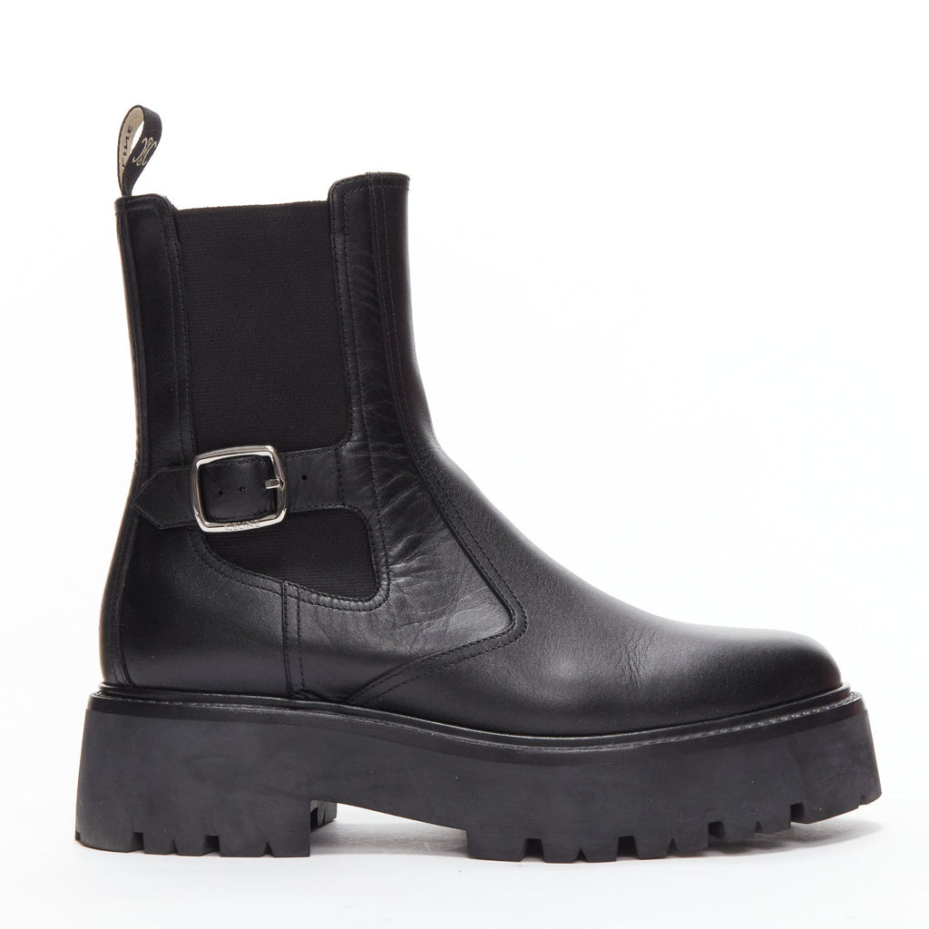 Women's Celine Chelsea Leather Biker Boots