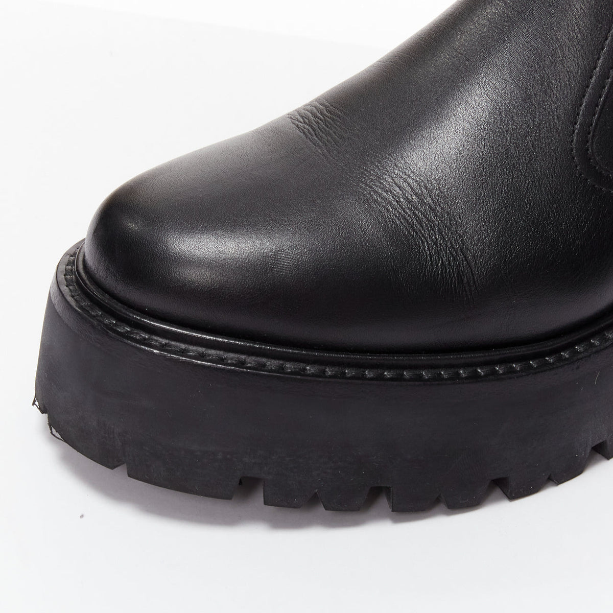 Women's Celine Chelsea Leather Biker Boots