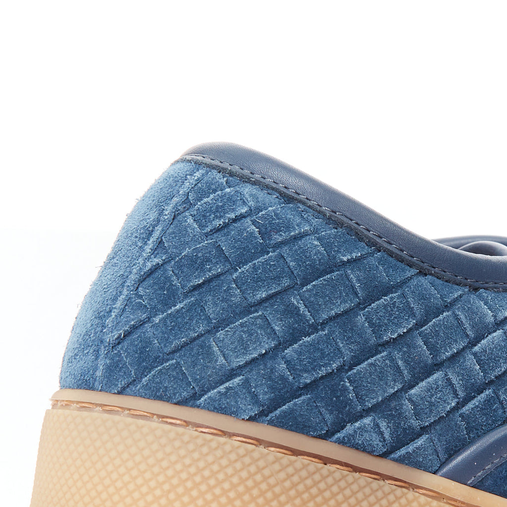 Men's Bottega Veneta Suede Woven Sneakers