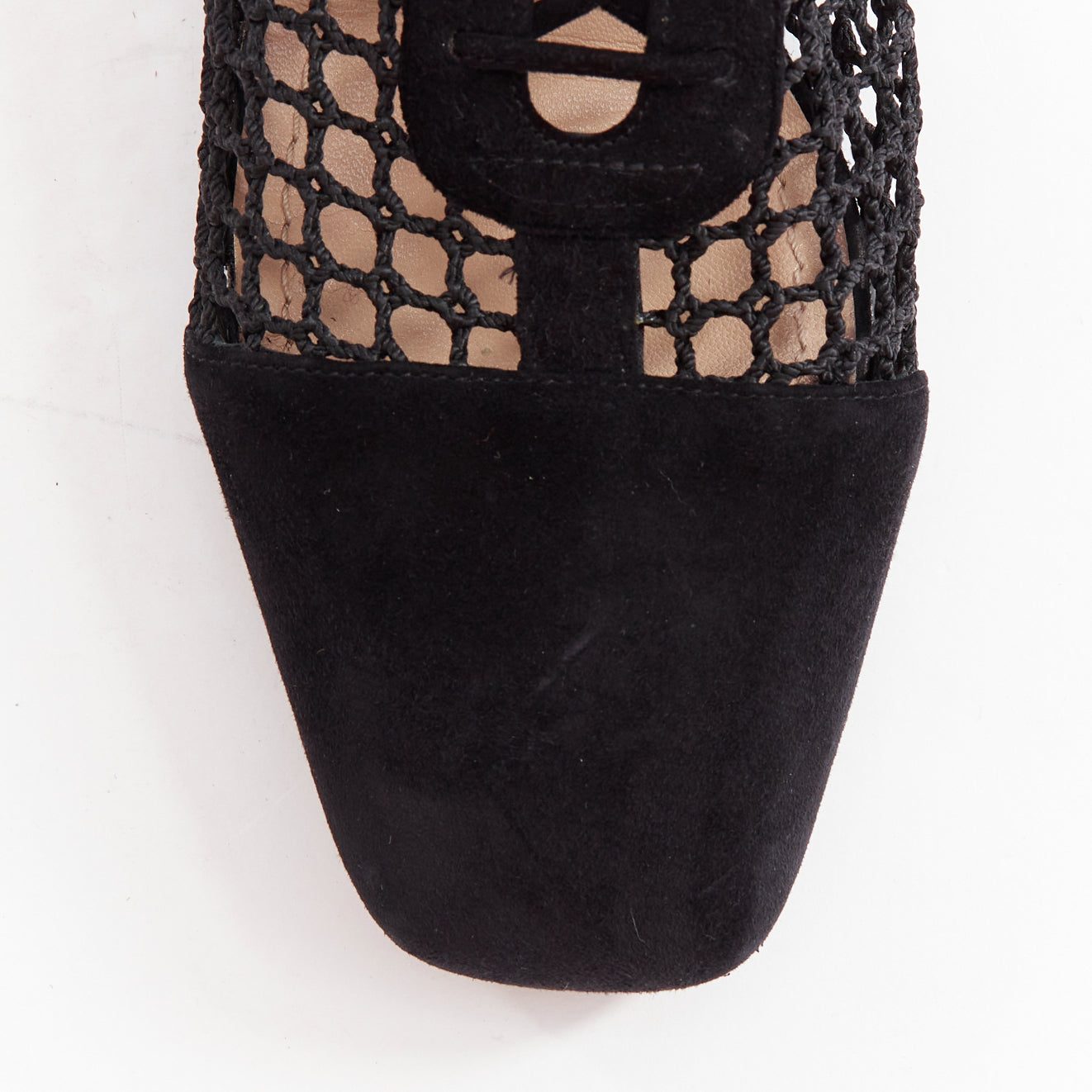 Women's Christian Dior Suede Lace Up Boots
