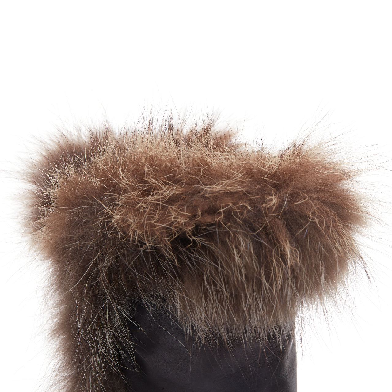 Women's Hermes Leather Fur Lined Boots