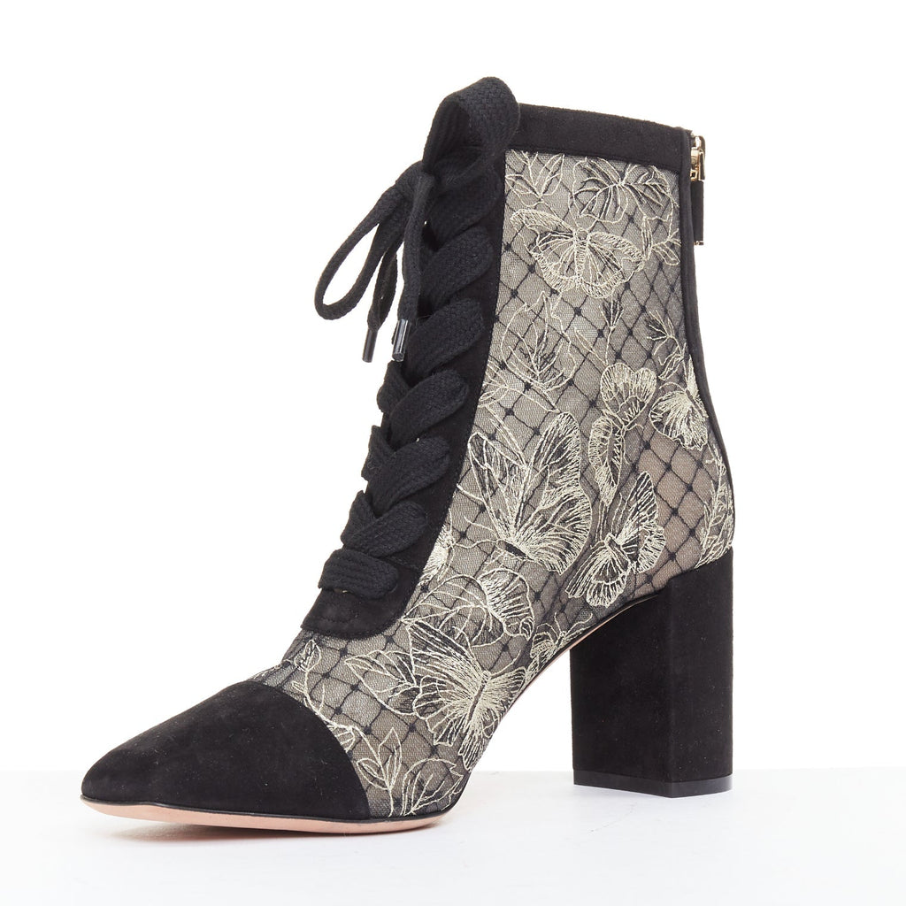 Women's Christian Dior Logo Embroidered Shoes