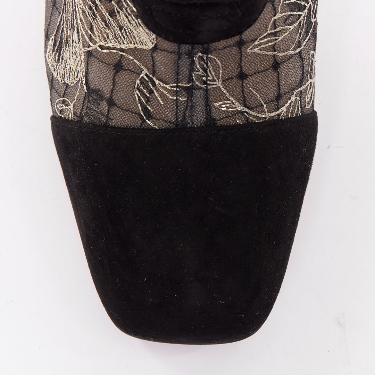 Women's Christian Dior Logo Embroidered Shoes
