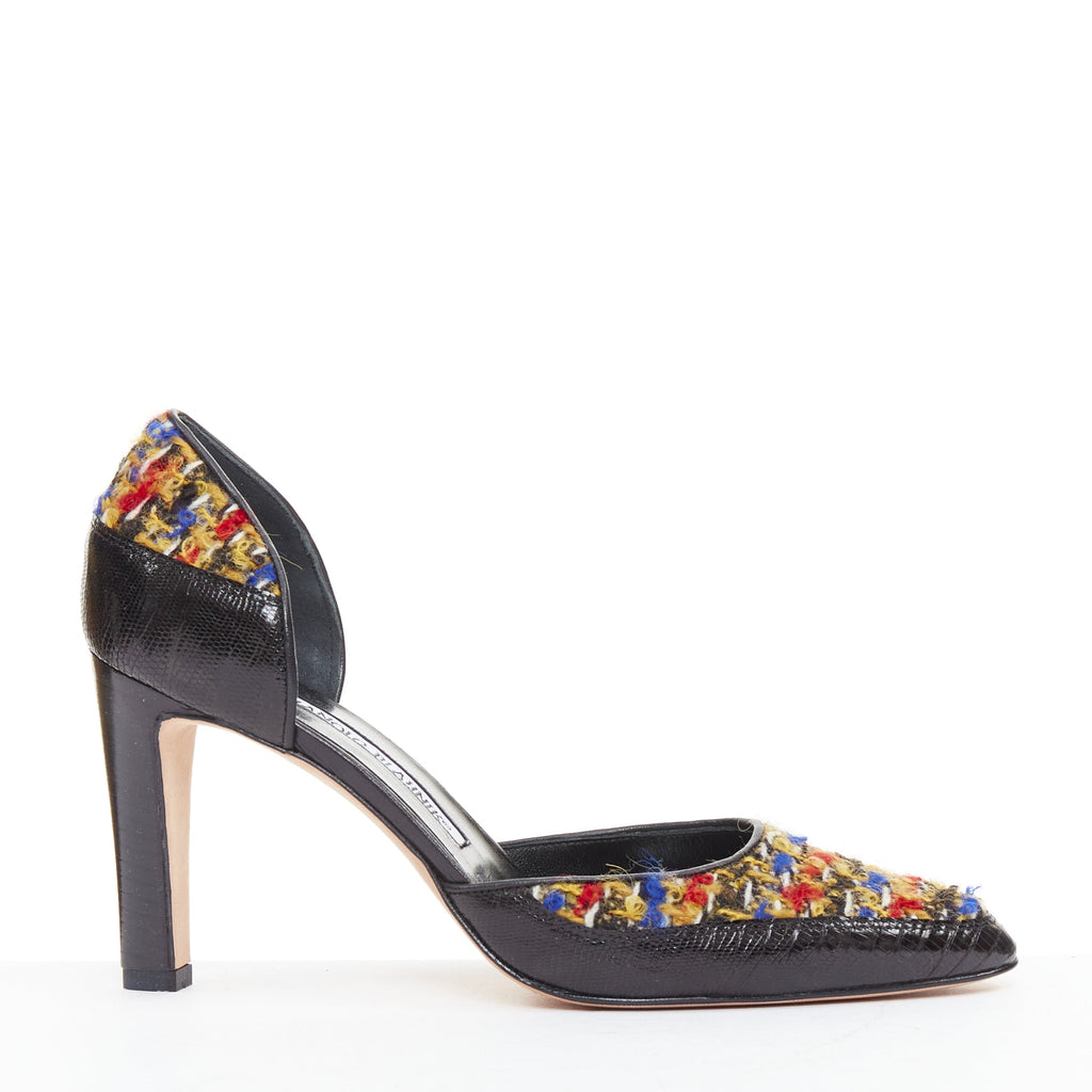 Women's Manolo Blahnik Boucle Tweed Court Pumps