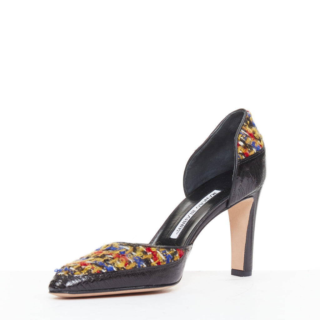 Women's Manolo Blahnik Boucle Tweed Court Pumps