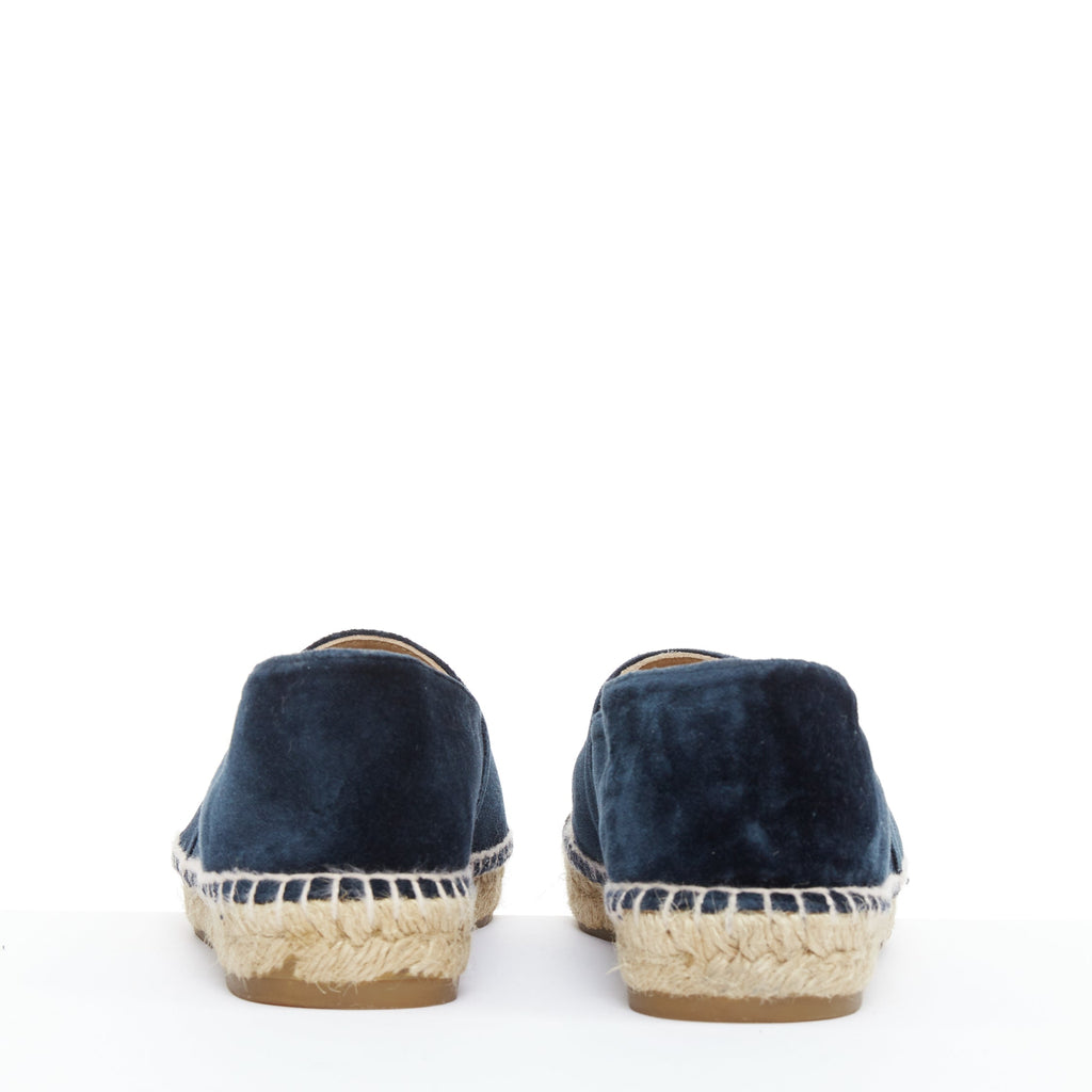 Women's Chanel Velvet Espadrille Shoes