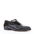 Women's Chanel Leather Grosgrain T-Strap Flats