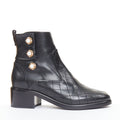Women's Chanel Quilted Lamb Ankle Boots