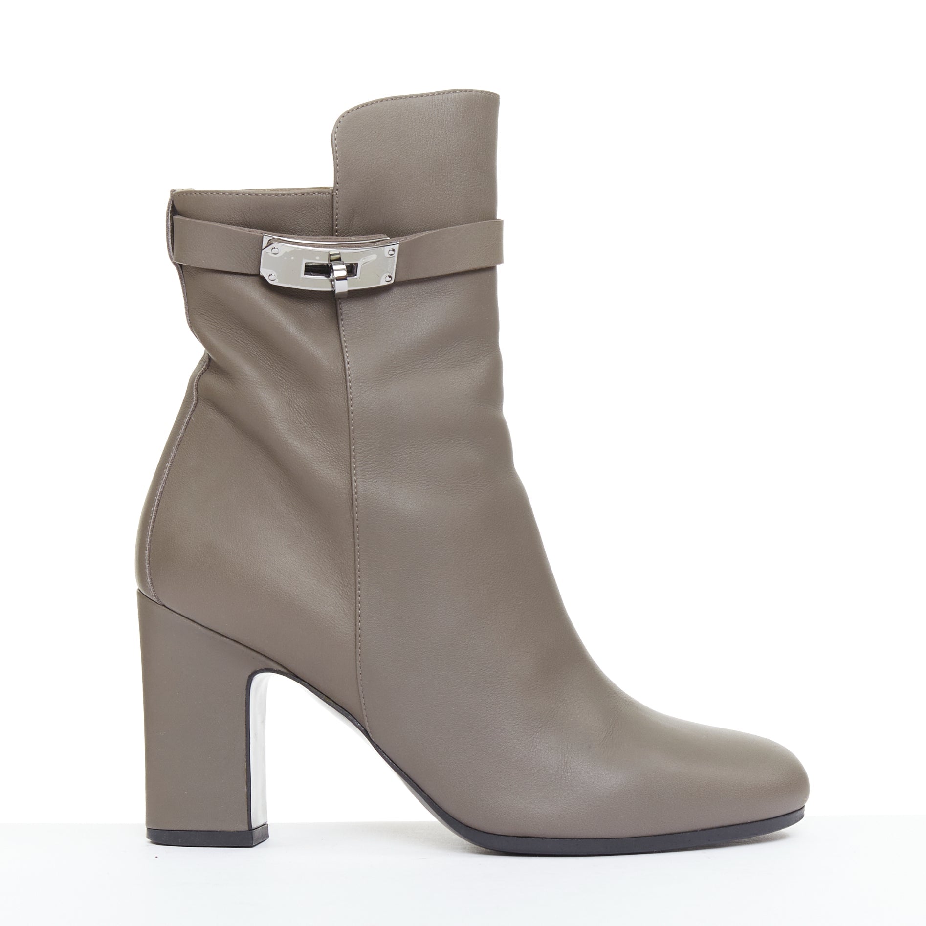 Women's Hermes Kelly Buckle Ankle Boots