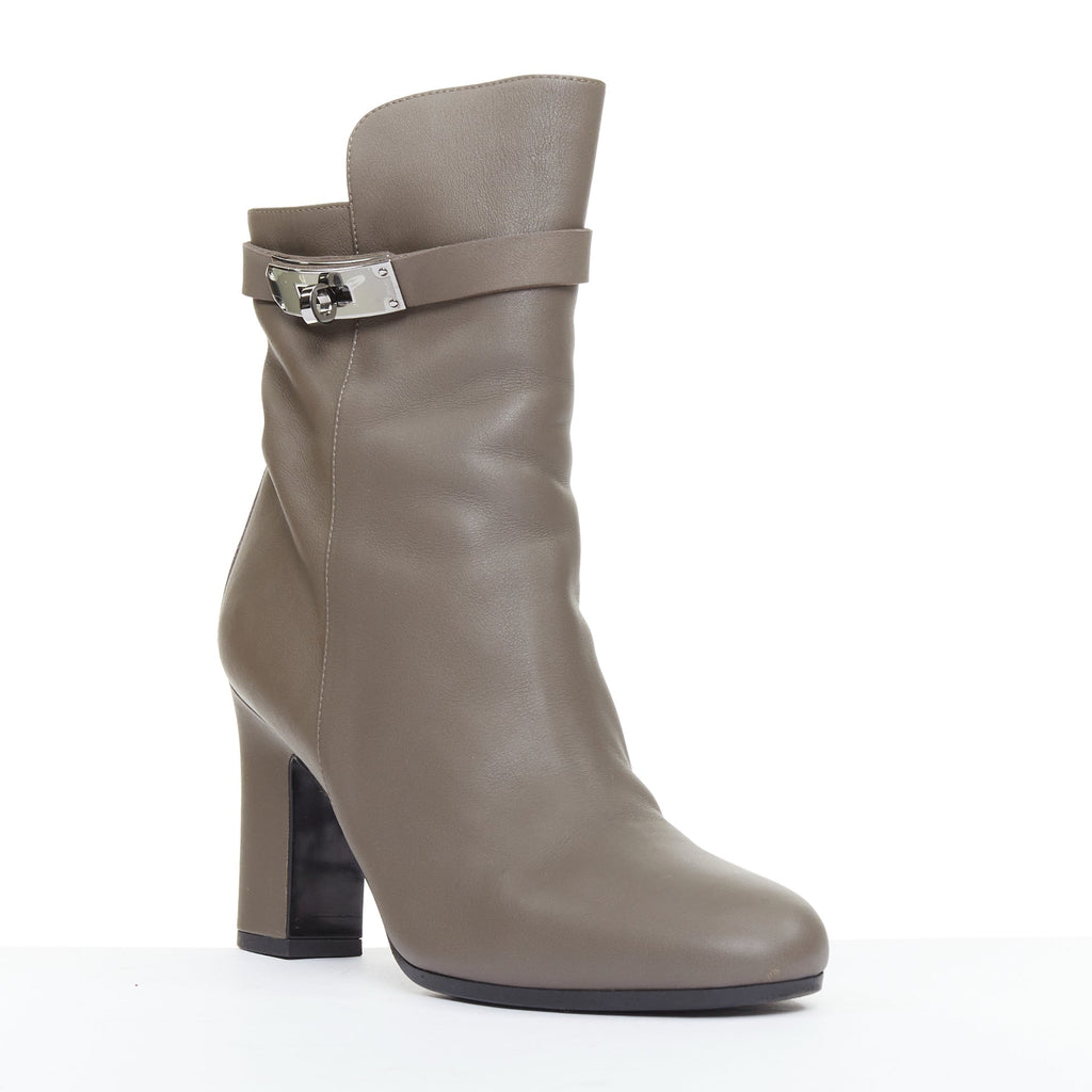 Women's Hermes Kelly Buckle Ankle Boots