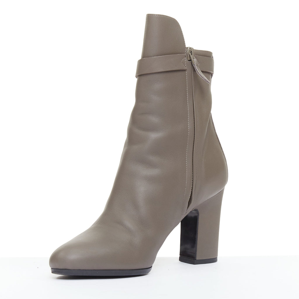 Women's Hermes Kelly Buckle Ankle Boots