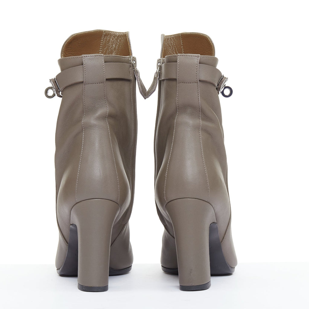 Women's Hermes Kelly Buckle Ankle Boots