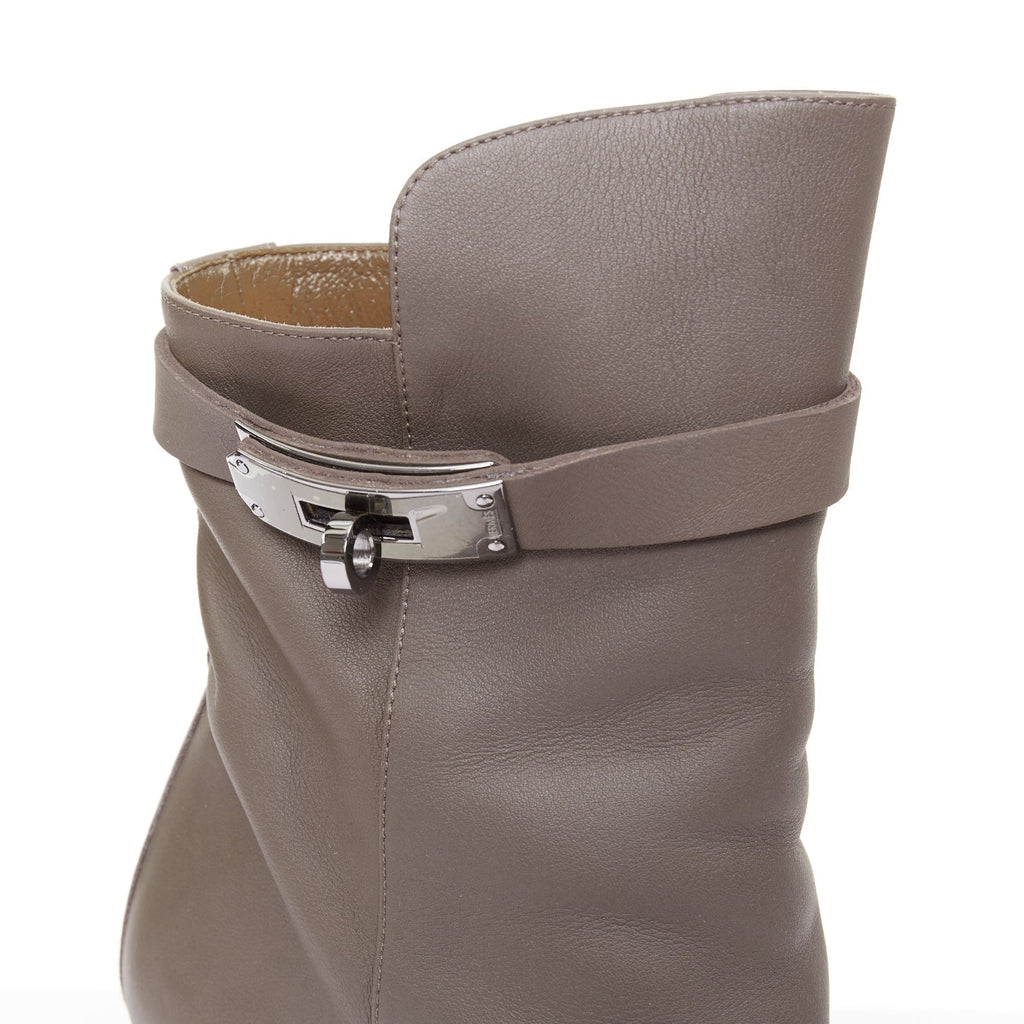 Women's Hermes Kelly Buckle Ankle Boots