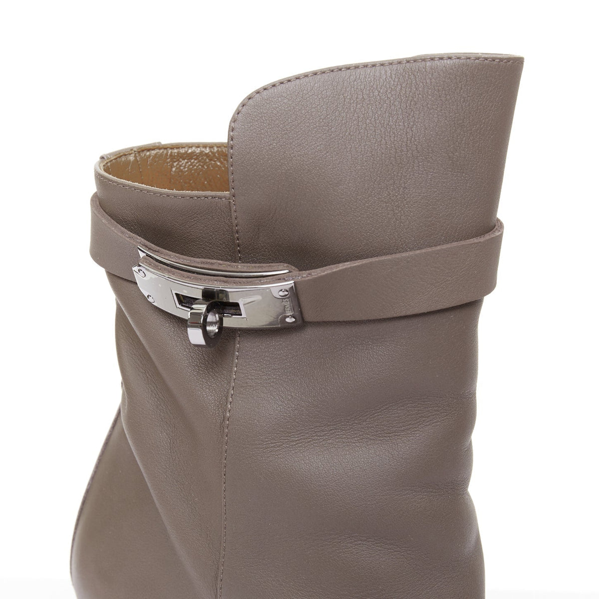 Women's Hermes Kelly Buckle Ankle Boots