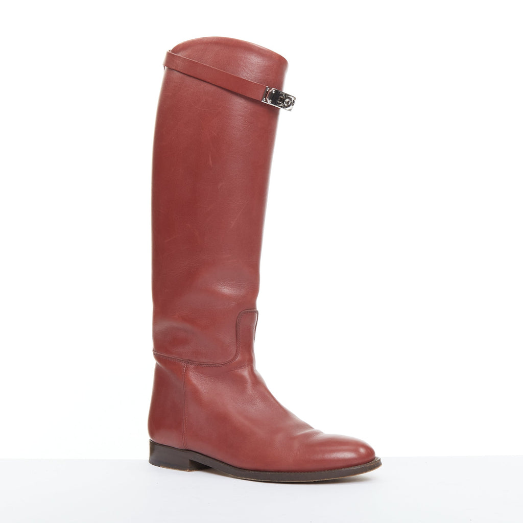 Women's Hermes Calfskin Riding Boots