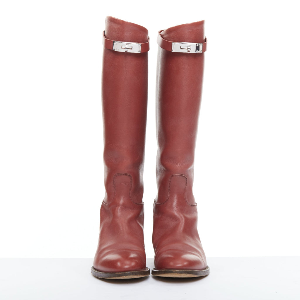 Women's Hermes Calfskin Riding Boots
