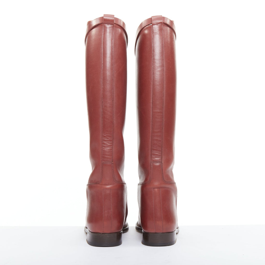Women's Hermes Calfskin Riding Boots