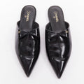 Women's Chanel Patent Leather Pointy Mules
