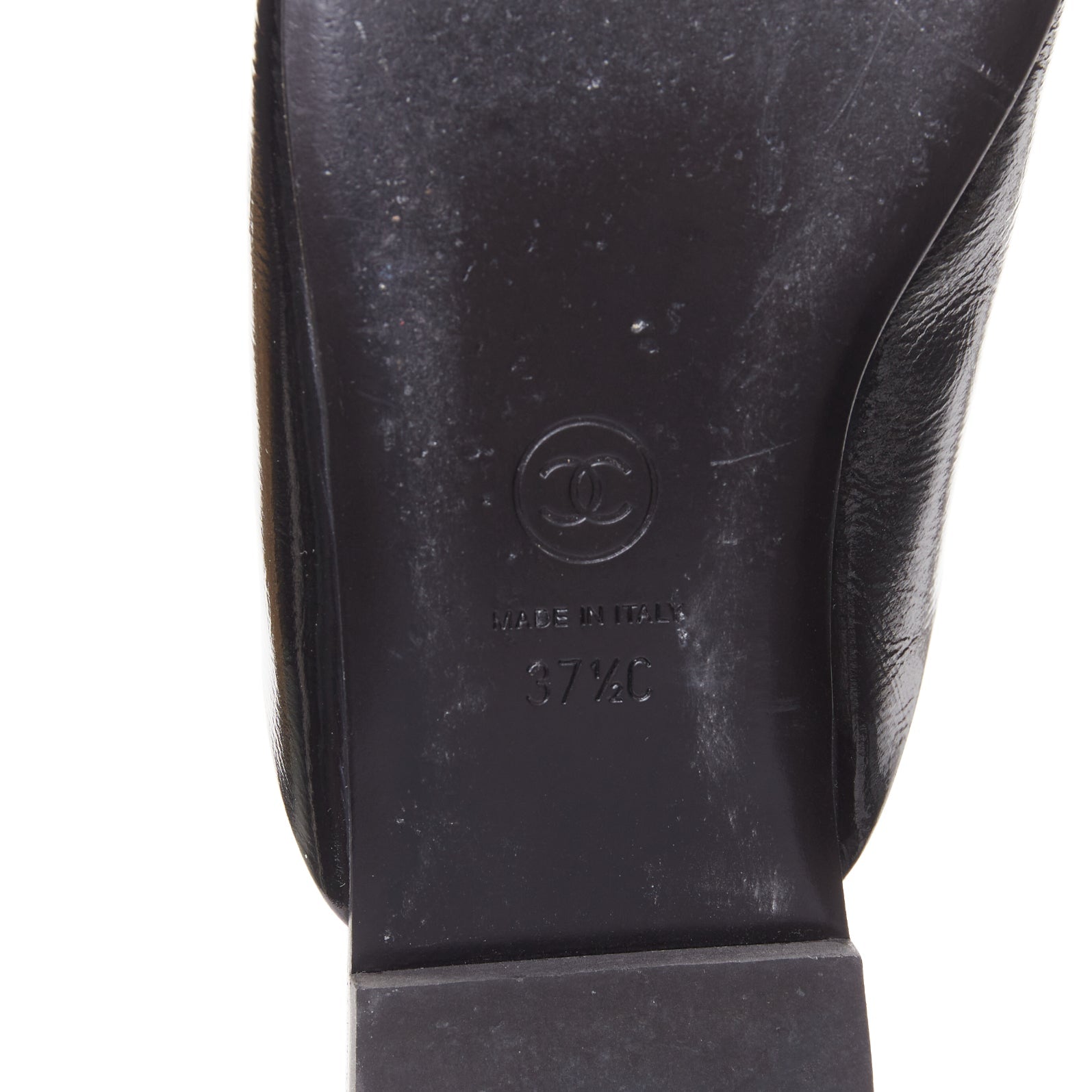 Women's Chanel Patent Leather Pointy Mules