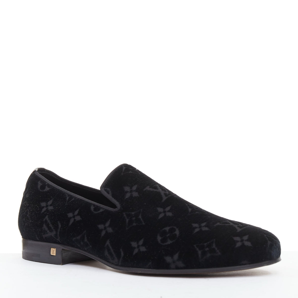 Men's Louis Vuitton Velvet Monogram Loafers