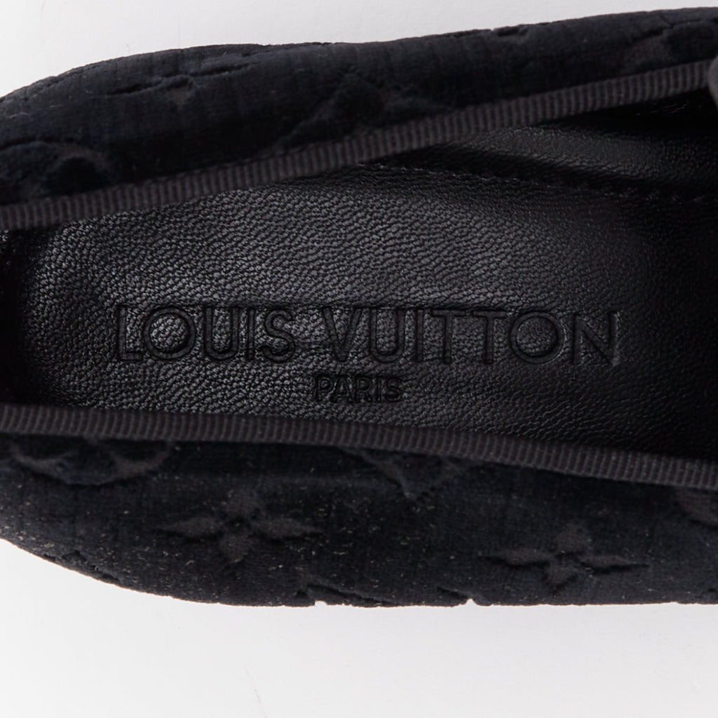 Men's Louis Vuitton Velvet Monogram Loafers