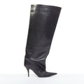 Women's Balenciaga 2022 Leather Waders Boots