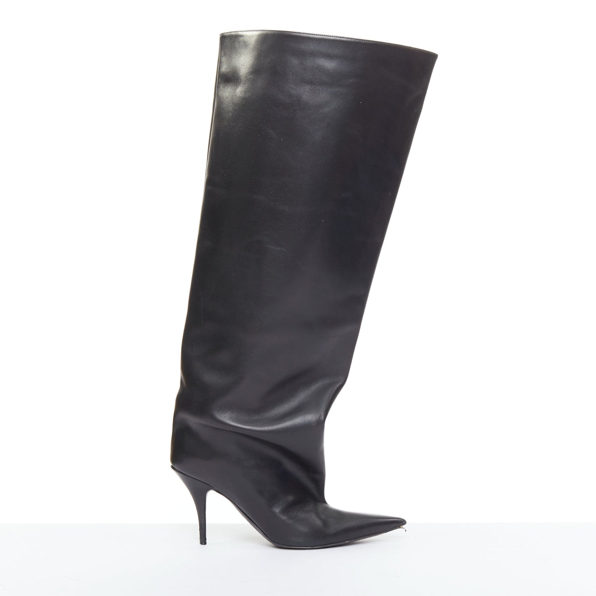 Women's Balenciaga 2022 Leather Waders Boots