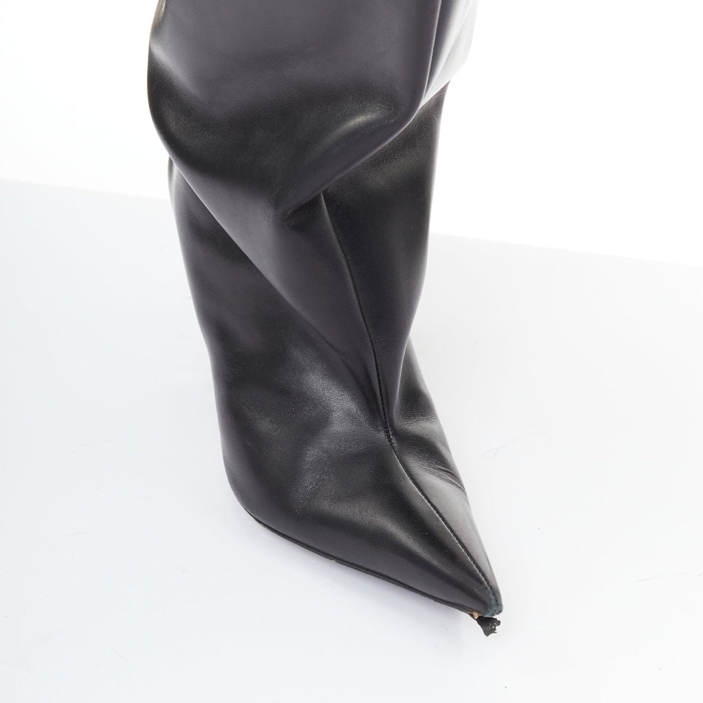 Women's Balenciaga 2022 Leather Waders Boots