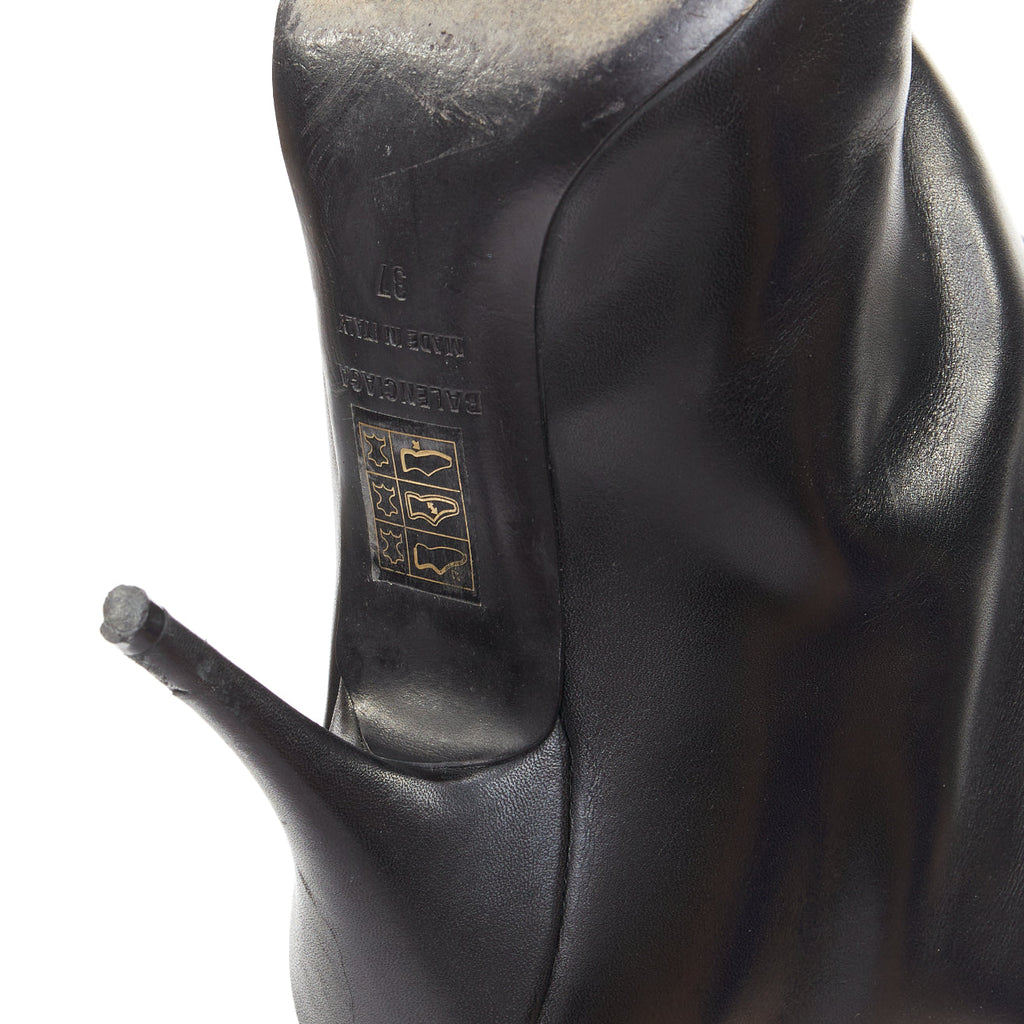 Women's Balenciaga 2022 Leather Waders Boots