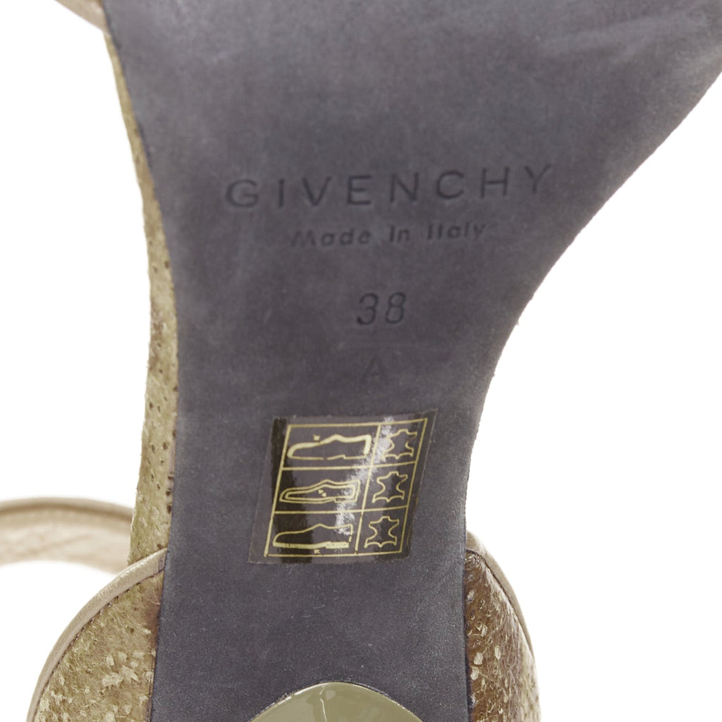 Women's Givenchy 2012 Leather Turnlock Sandals