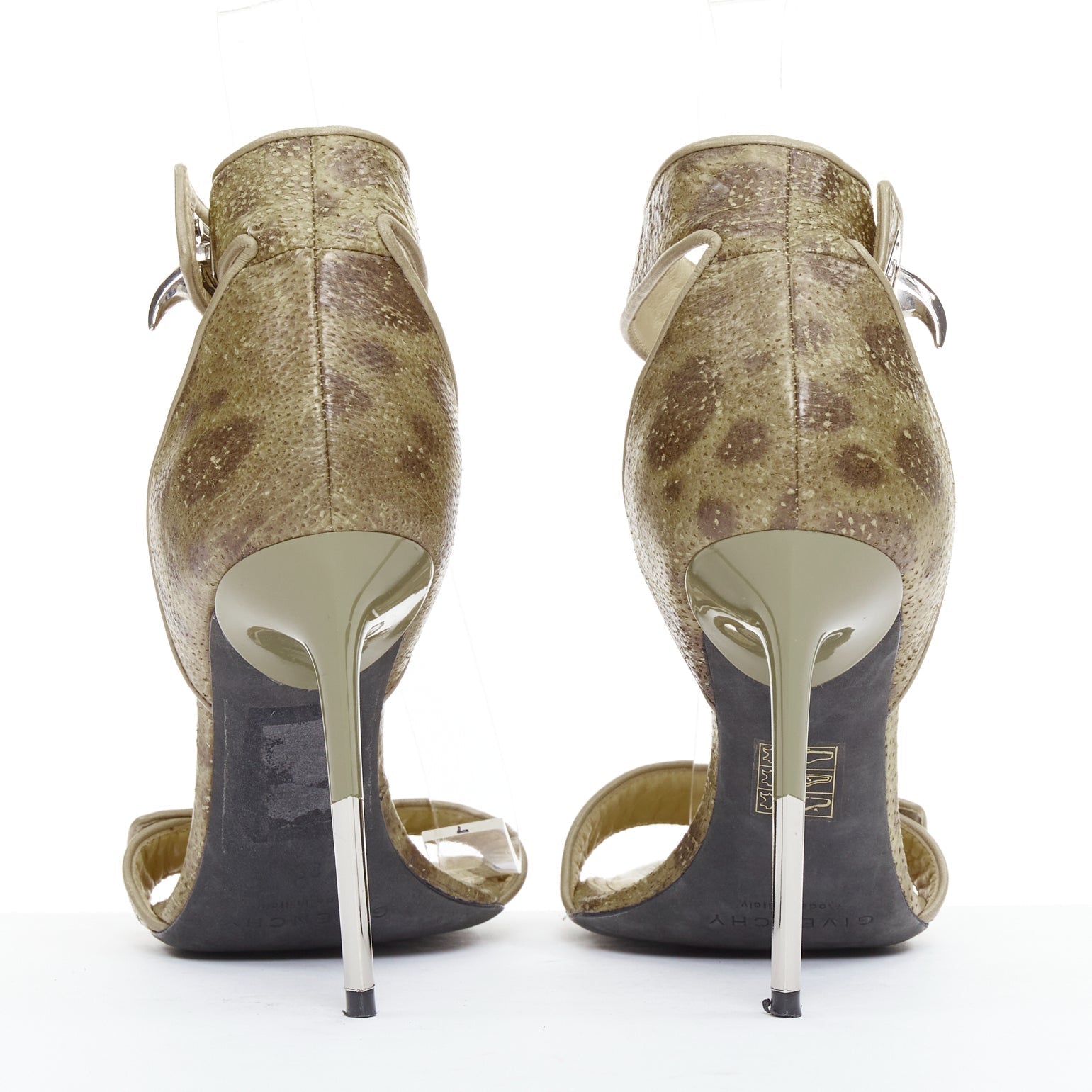 Women's Givenchy 2012 Leather Turnlock Sandals
