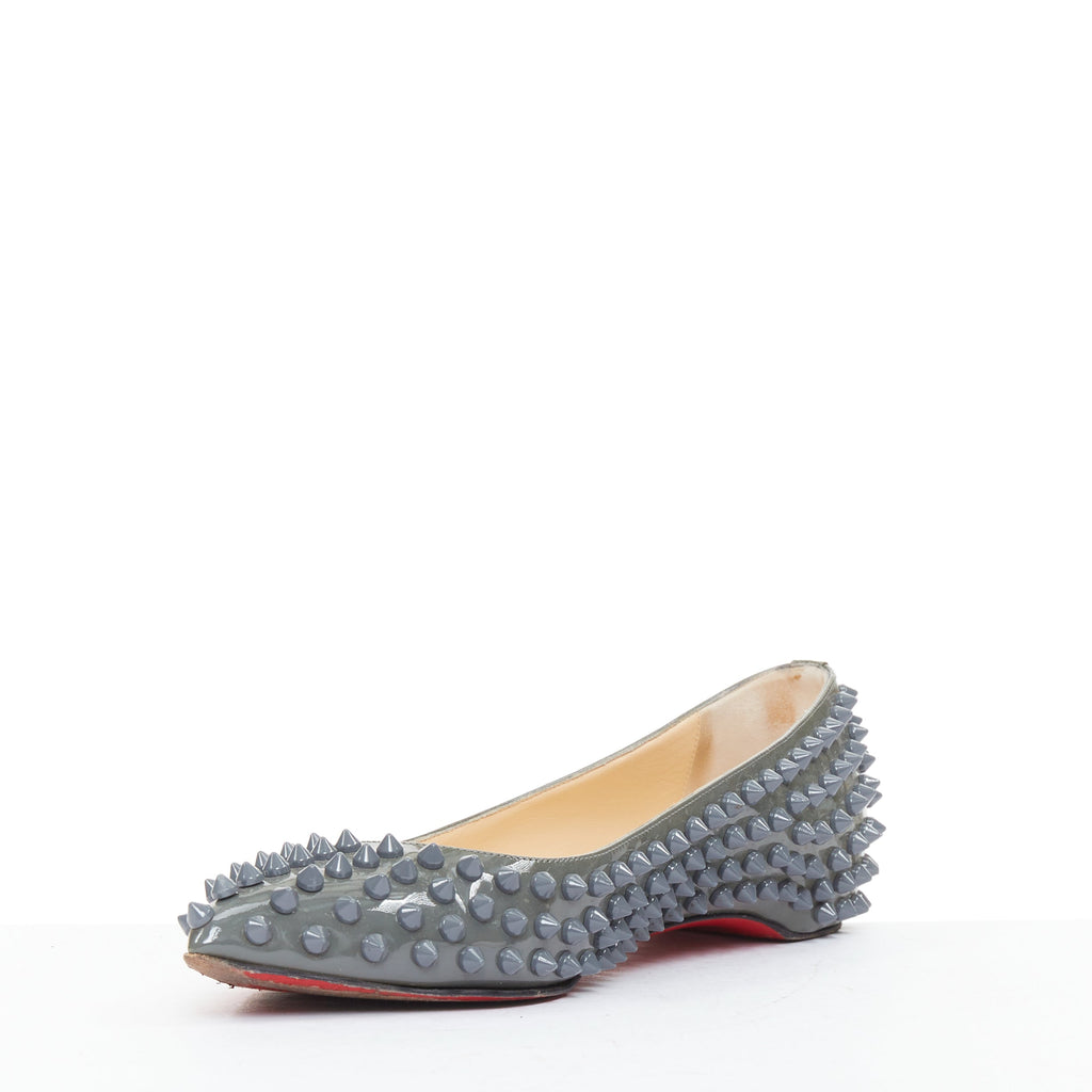 Women's Christian Louboutin Patent Ballet Flats