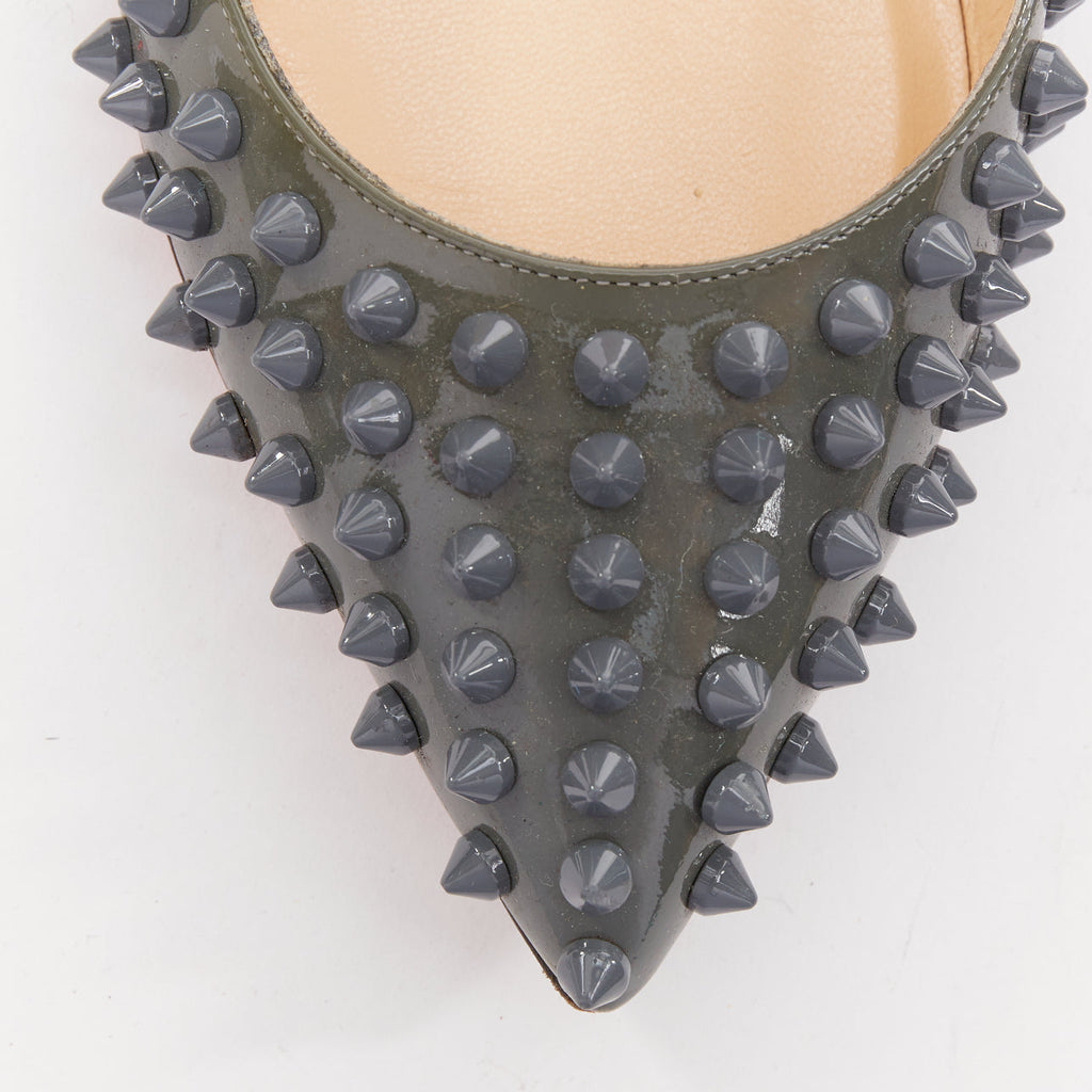 Women's Christian Louboutin Patent Ballet Flats