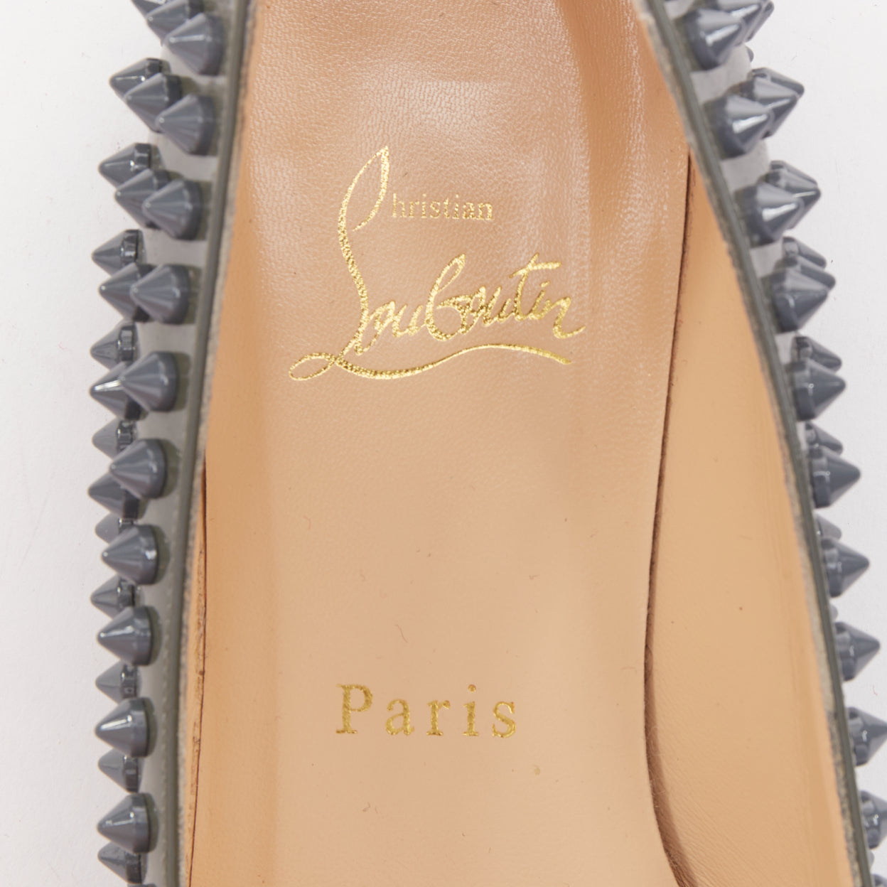 Women's Christian Louboutin Patent Ballet Flats