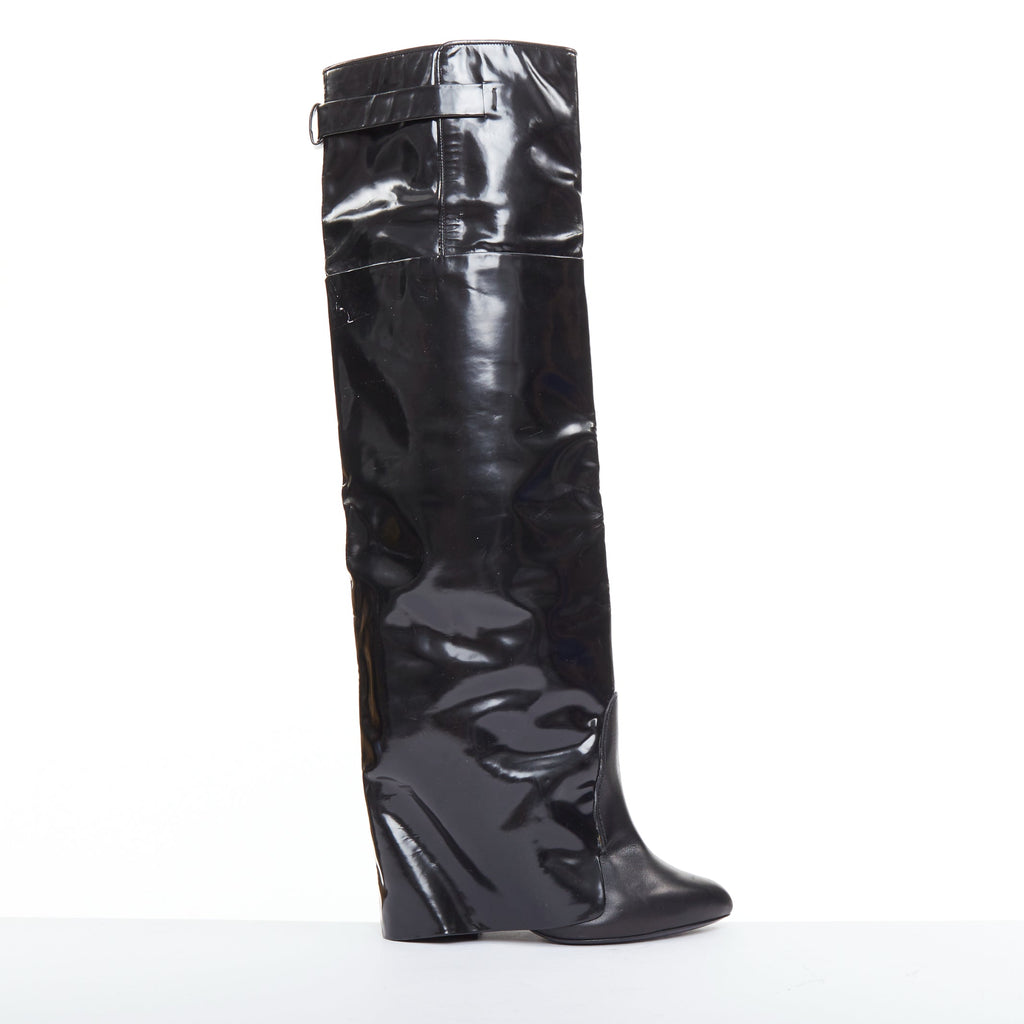 Women's Givenchy 2012 Leather Foldover Boots