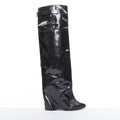 Women's Givenchy 2012 Leather Foldover Boots