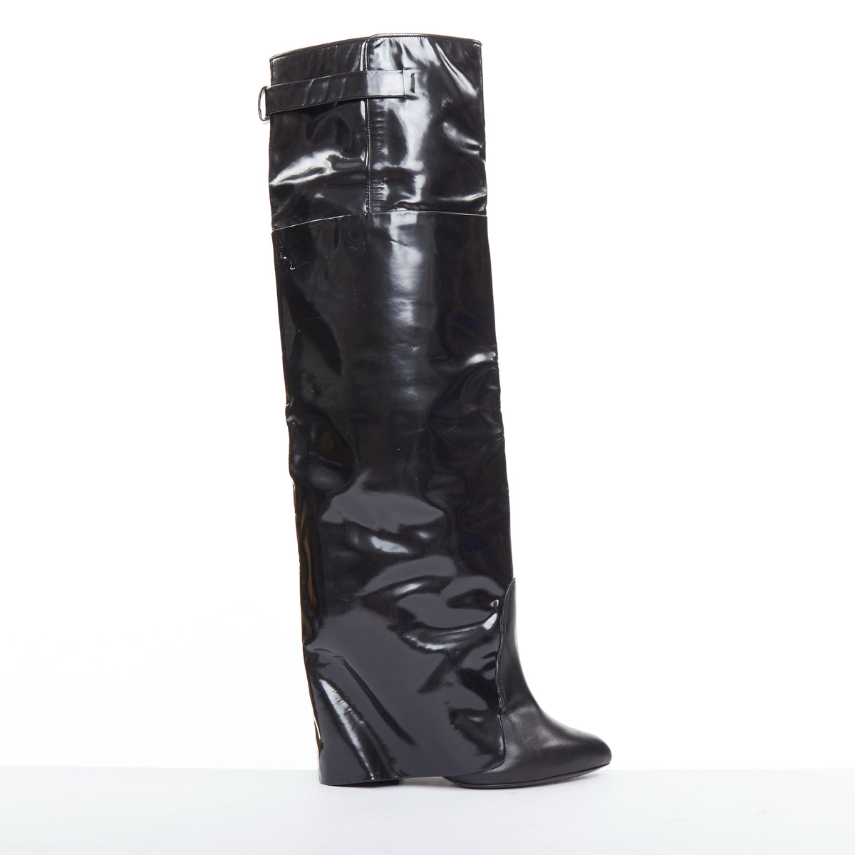 Women's Givenchy 2012 Leather Foldover Boots