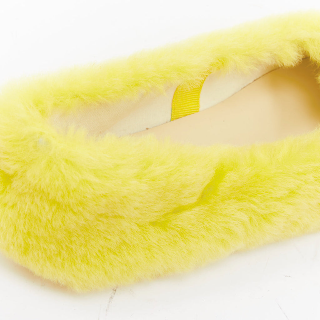 Women's Celine Plush Furry Ballet Flats