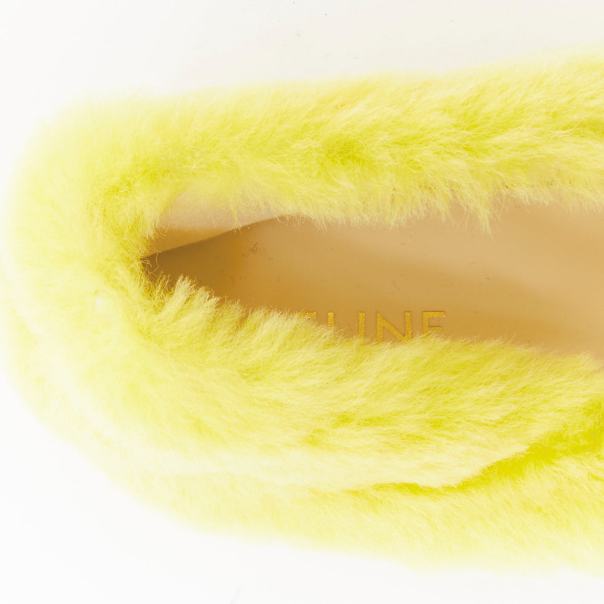 Women's Celine Plush Furry Ballet Flats