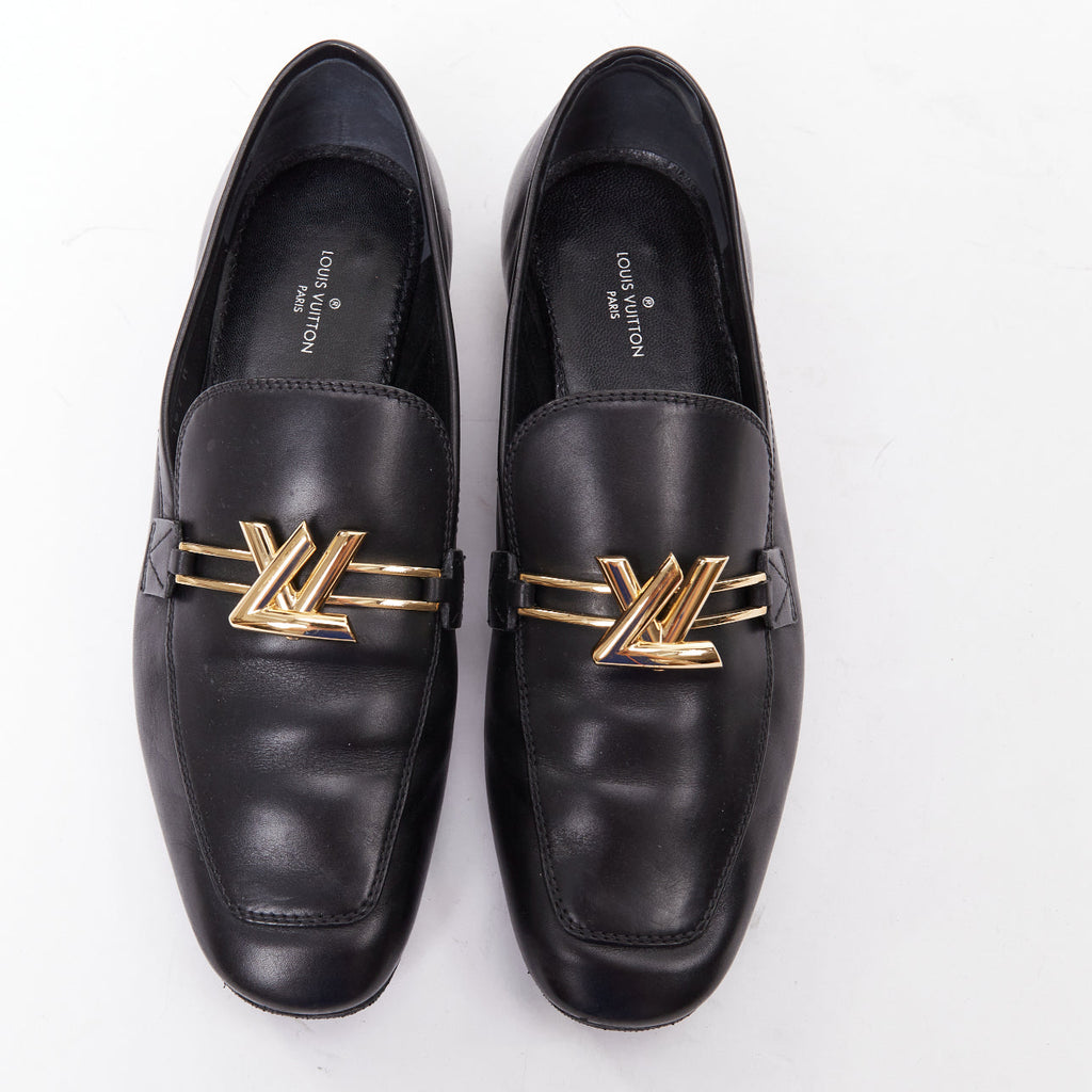 Women's Louis Vuitton Leather Flat Loafers