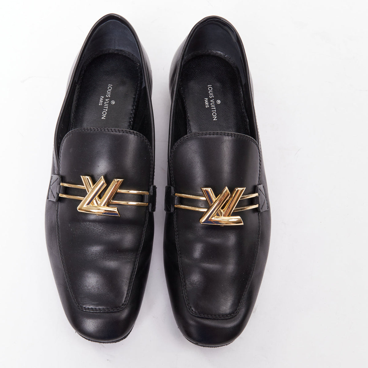 Women's Louis Vuitton Leather Flat Loafers