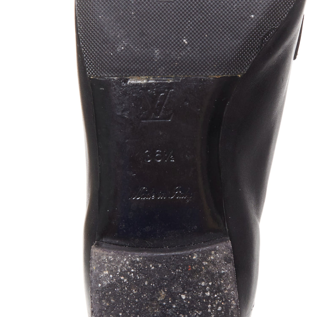 Women's Louis Vuitton Leather Flat Loafers